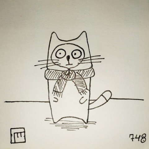 stickercat в LOOKY. #кот,#рисунок,#творчество,#рисуюкаждыйдень. Всё таки зима...

#к...