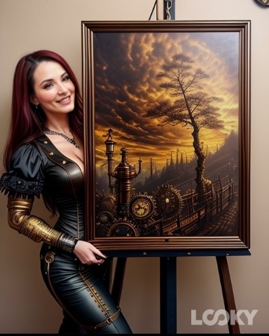 vladlena_artist в LOOKY. #Стимпанк,#LOOKY_нейронка. #Стимпанк #LOOKY_ней...