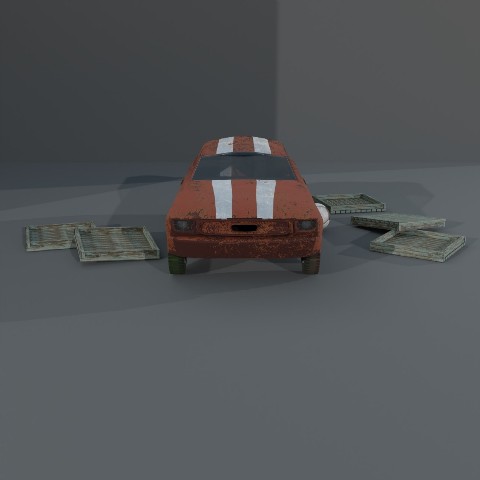 3D artist в LOOKY. #3D,#art. Заброшенный Ford Mus...