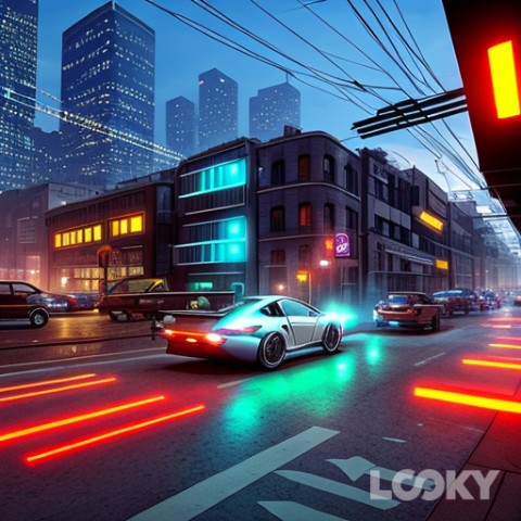 anymotionss в LOOKY. #Футуризм,#Видеоигра,#LOOKY_нейронка. Невский проспект 
#Ф...