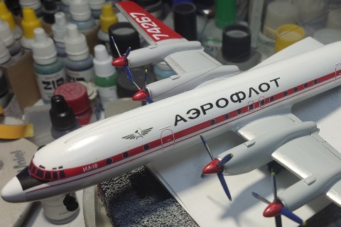 masshtab_models в LOOKY. #авиация,#самолеты,#ссср. Ил-18 советский рабо...