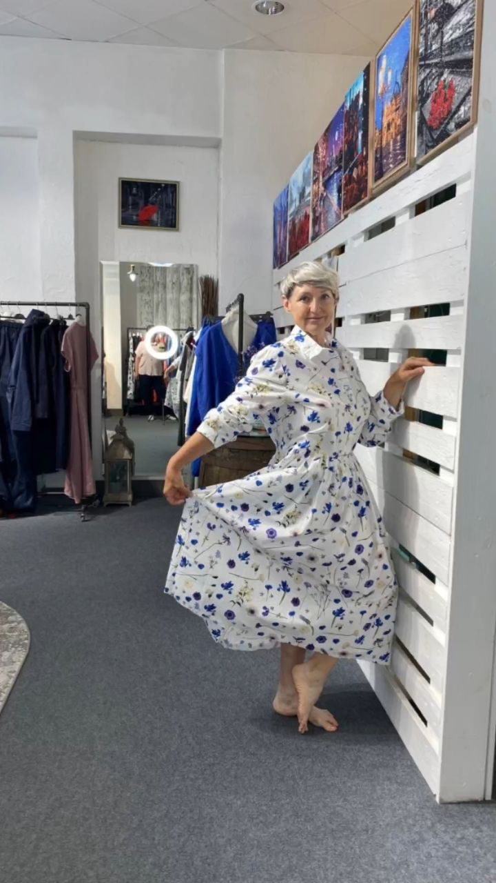 studio_7.11 в LOOKY. . Светлое платье из хл...
