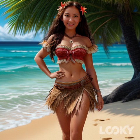 Looky_1698326373200 в LOOKY. #Моана,#С_любовью_Ангел,#Нейрокостюм,#LOOKY_нейронка. #Моана #С_любовью_Ан...