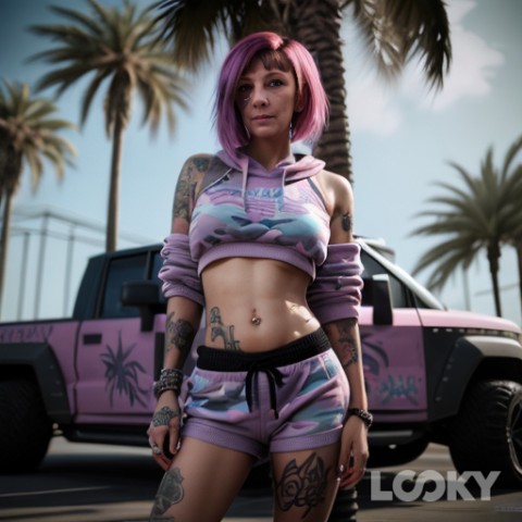 Татьяна в LOOKY. #GTA_6_Герл,#LOOKY_нейронка. #GTA_6_Герл #LOOKY_н...