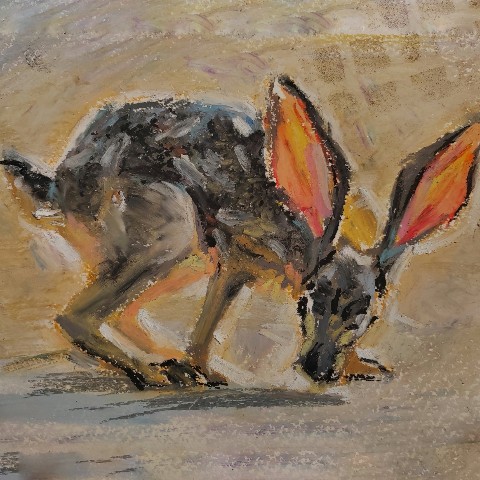 ellezrore в LOOKY. #oilpastel,#art,#sketch,#hare,#animals,#my. #oilpastel [#rabbit]...
