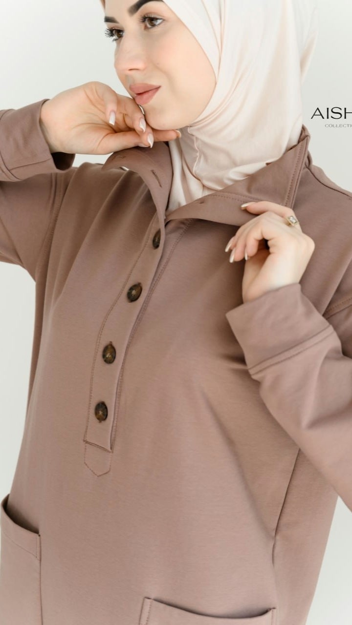 Платье «Modest» 
Ткань : ДВУНИТКА  🇹🇷
Размер : M, L, XL 
Цена 2550 руб