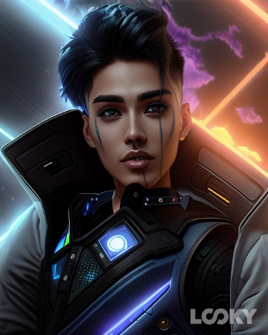 Manish tamang в LOOKY. #Cyberpunk,#LOOKY_нейронка,#NEPAL8. #Cyberpunk #LOOKY_не...