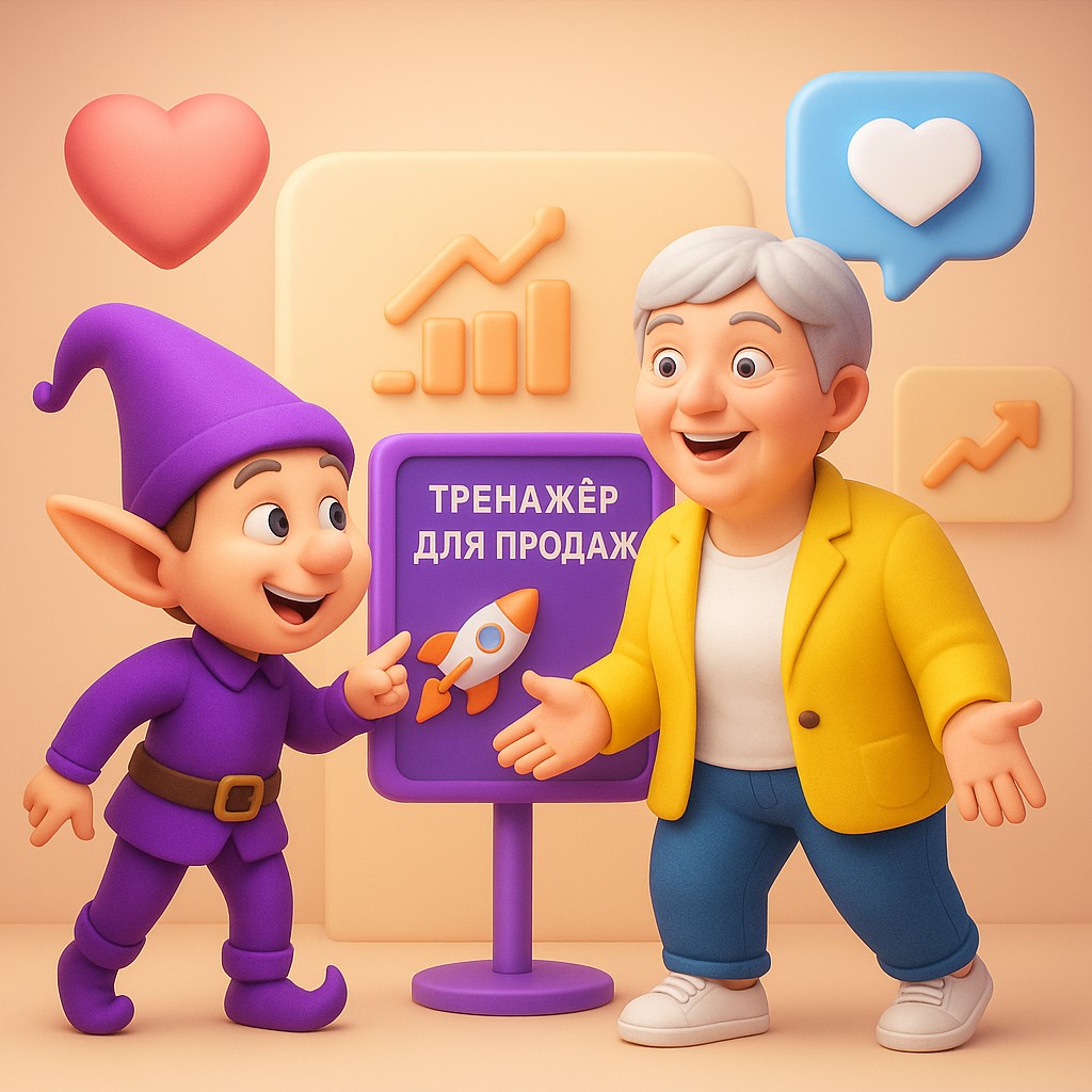 Тренажер продаж – это как фитнес для ваших новичков, только без капель пота и с гарантией, что никто не запутается в упражнениях! 🚀 Представьте, вместо бесконечных уроков по работе с клиентами, вы даёте им наш "умный тренажер" и смотрите, как они превращаются в настоящих мастеров продаж! 💪

Подумайте, сколько раз новички в традиционном бизнесе или МЛМ чувствовали себя, как будто взяли в руки пульт от телевизора и не знают, что с ним делать. 📺 Приходит новичок, а вы пытаетесь объяснить: «Нажми сюда, туда – и, пожалуйста, не теряй мотивацию!» Иногда хочется вручить им карту и компас, чтобы они не заблудились. 🧭😅

Но наш тренажер продаж решает все эти проблемы! Представьте: вы пишете ему: «Привет, меня зовут Галина. Чем ты можешь мне помочь?» – и тренажер тут же отвечает: «Давай начнем тренировку! Подготовим тебя к встречам, разберем реальные кейсы и зарядим свежими идеями!» 🎉 Это как иметь персонального тренера, который всегда знает, когда пора работать, а когда – улыбнуться. 😄

Вы можете выбрать сценарий общения для любого случая: нужен "жесткий" клиент – тренажер моментально включает режим "боевого настроя" 🥊, а с сомневающимся клиентом – легко переключается на режим "охлаждения", чтобы ни одна ситуация не застала вас врасплох. ❄️ В итоге ваш новичок будет готов ко всему, даже к марафону продаж! 🏃‍♂️💨

Зачем тратить дни на длительное обучение, если можно дать нашему умному тренажеру сделать всю работу за вас? Он помогает вашим ребятам стать уверенными, профи в продажах, а вам сохранять нервы и заряд позитива в офисе! 😎🧘‍♀️

Если хочется, чтобы команда взмыла в продажах как ракета 🚀, а обучение вызывало радость и смех – тренажер продаж станет вашим лучшим помощником! И пусть продажи будут не только эффективными, но и весёлыми! 🎊✨
https://t.me/globalfirstgonchg_bot