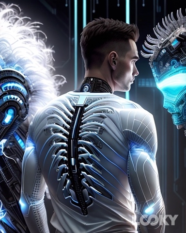 Futurecamp в LOOKY. #Cyborg,#Cyberpunk. #Cyborg #Cyberpunk