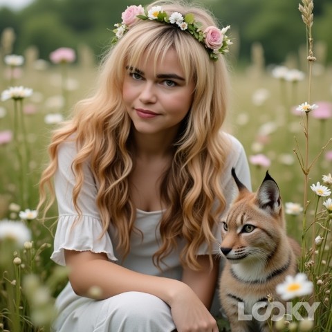 Salut в LOOKY. #природа,#девушка,#рысь,#looky,#looky_official,#Свой_аватар,#LOOKY_нейронка. Участвую в челлендже...
