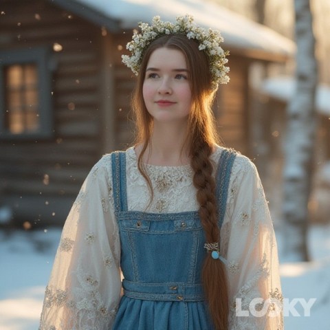 Looky_1703190404328 в LOOKY. #Русская_зима,#По,#LOOKY_нейронка. #Русская_зима #По-др...