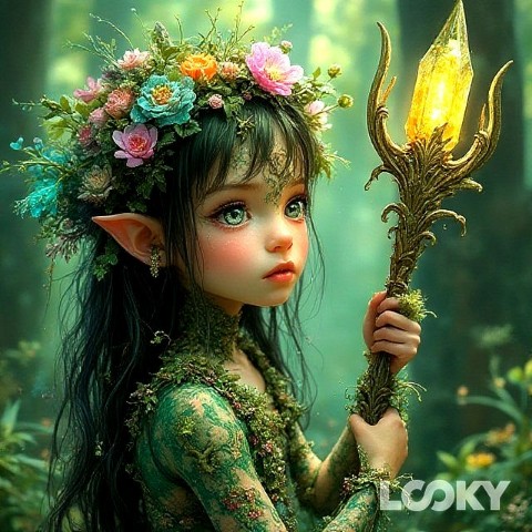 Ольга Цыбрий в LOOKY. #ЦветочнаяДевушка,#МиниатюрнаяДевушка,#МагияПрироды,#МифологическийПерсонаж,#ЦветущиеВолосы,#ДевушкаСПосохом,#ЖиваяПрирода,#ЧарующиеГлаза,#РастущиеУзоры,#МагияЦветов,#ЛесныеМифы,#КристаллыИЛозы,#НастроениеИЦвет,#ФантастическийПерсонаж. #ЦветочнаяДевушка #М...