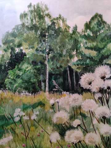 Divanholia в LOOKY. #арт,#живопись,#лес,#природа,#акварель,#акрил,#watercolor,#творчество,#art,#forest,#nature,#LOOKY_топ. Это одна из моих люб...
