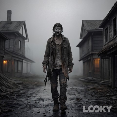 Looky_1699104698986 в LOOKY. #Хэллоуин_зомби,#LOOKY_нейронка. #Хэллоуин_зомби #LOO...
