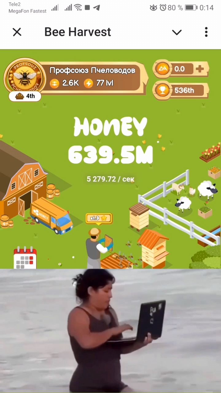 BeeHarvest Ambassador в LOOKY. #beeharvest,#bee_harvest,#harvest,#bee,#game,#rec,#hamster. BeeHarvest #beeharve...