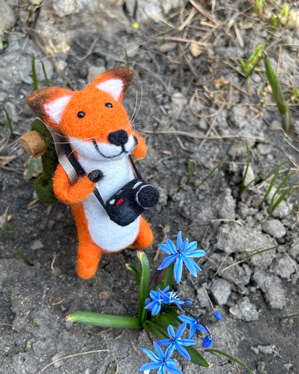 Лисёнок турист 🦊
Сделан по МК https://vk.com/katerinaanikova