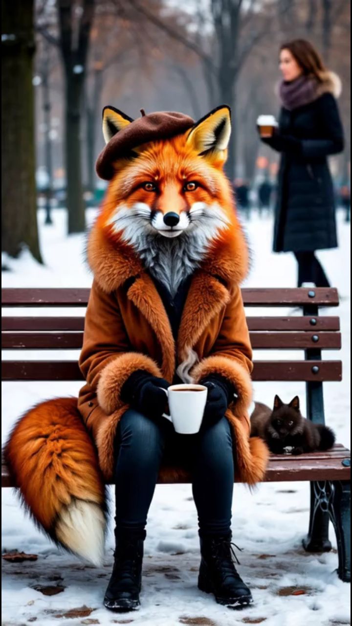 Нейросеть это просто в LOOKY. . [#лиса ](лиса)[#fox ...