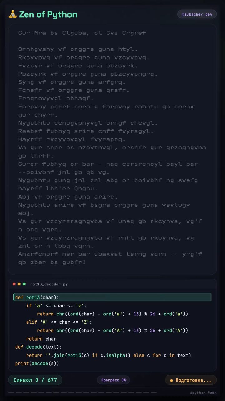subachev_dev в LOOKY. #python,#алгоритмы,#sorting,#pythontips,#devcommunity. Дзен Python, расшифр...