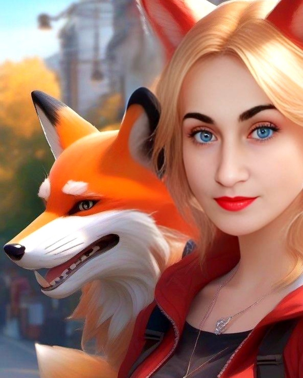 Если вы принесли радость — заходите без стука! ツ #слюбовьюлиса #татьянаfox [#нейросеть](нейросеть) [#нейронка](нейронка) 