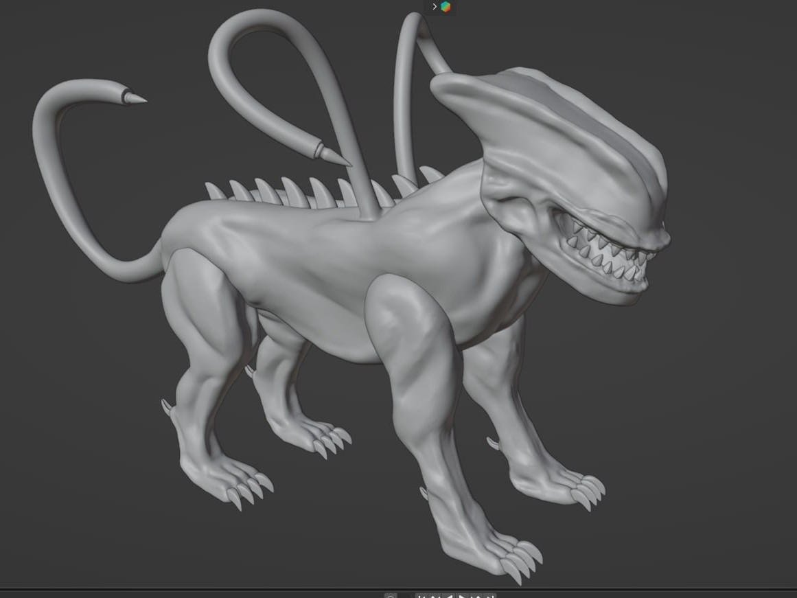 Учимся 3d, делаем монстра