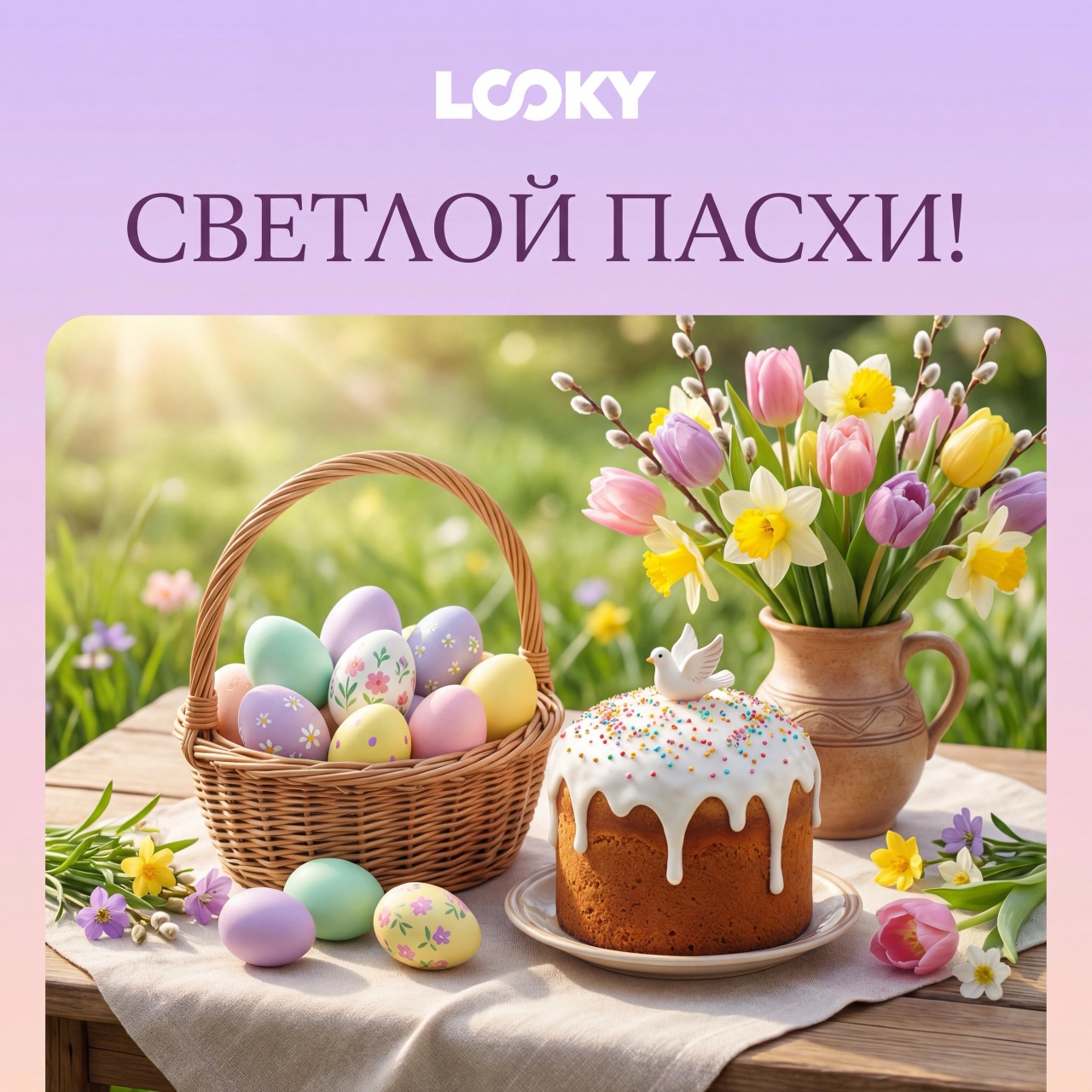 LOOKY_official in LOOKY. #пасха2026. С праздником Светлой...