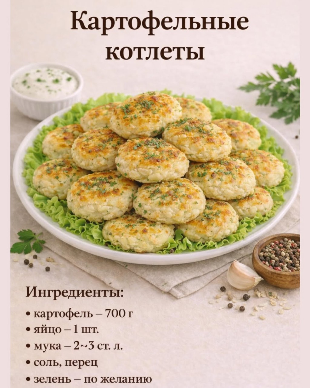 Looky_1673156169964 в LOOKY — Картофельные котлеты

 1. Картофель отварите до готовности, 
