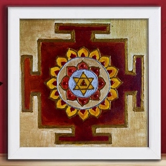 natalialenser в LOOKY. #yantra@nataliy_artist,#янтрараху,#сакральнаягеометрия,#картинанапродажу,#картинакупить,#янтравасту,#янтрадляпрактики,#энергокартина,#Yantra_Mandala. ЯНТРА РАХУ 
(15х15, ...