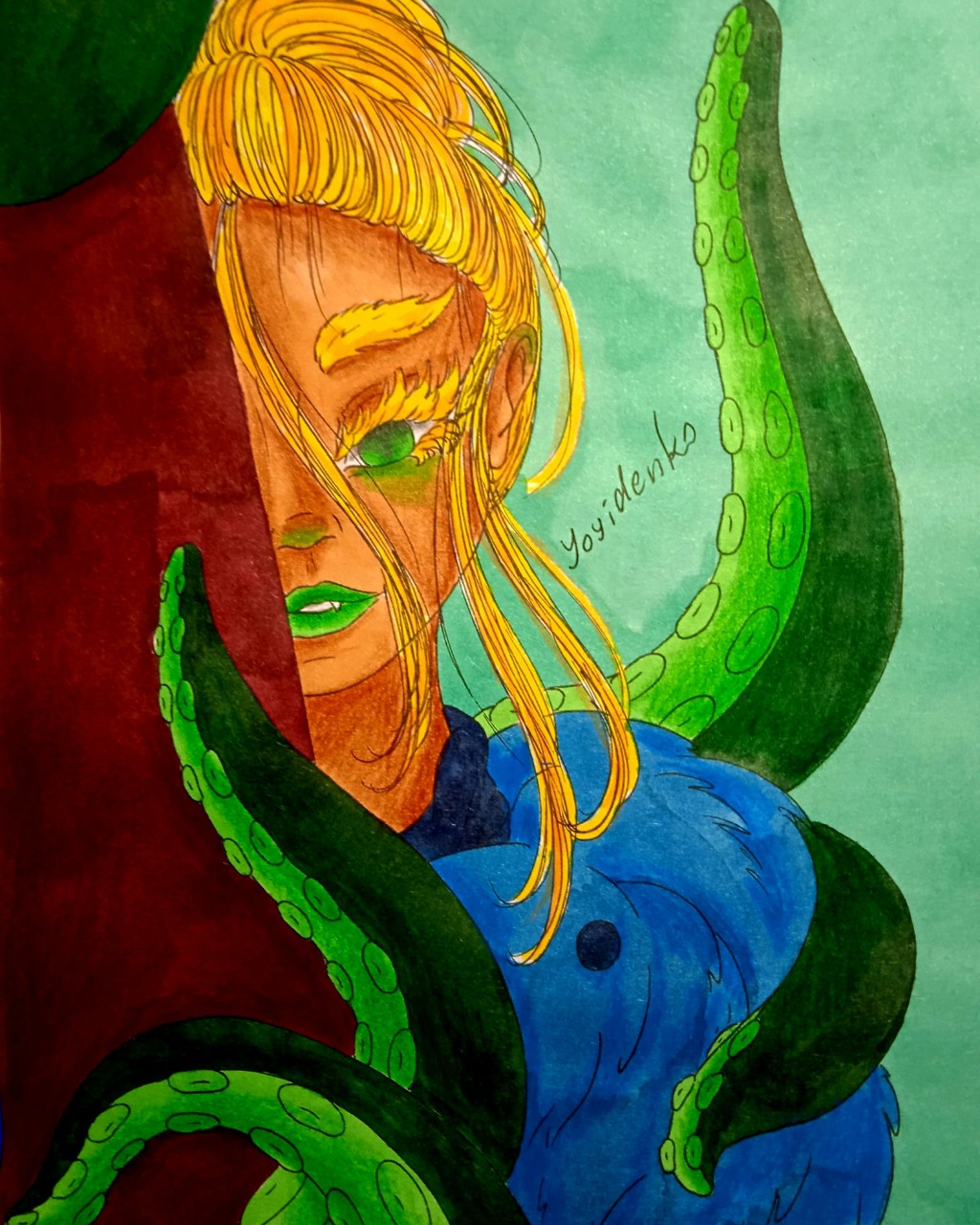 Loliy в LOOKY — #рисунок #арт #рисунокмаркерами [#рисунокспиртовымимаркерами