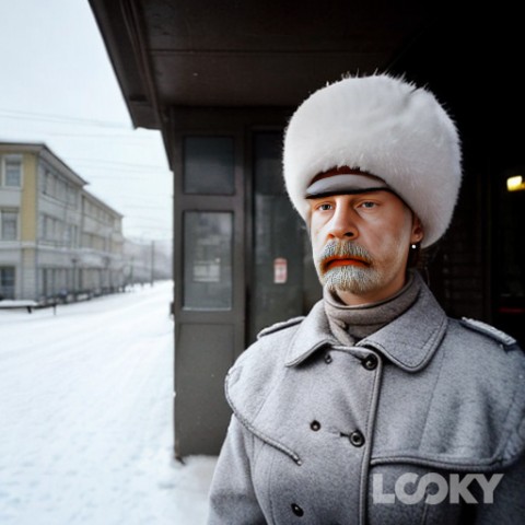 anymotionss в LOOKY. #Back_to_USSR,#LOOKY_нейронка. Преображение фонарщи...