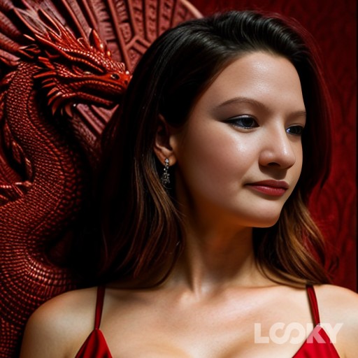 LizaShine в LOOKY — #Красный_дракон #LOOKY_нейронка