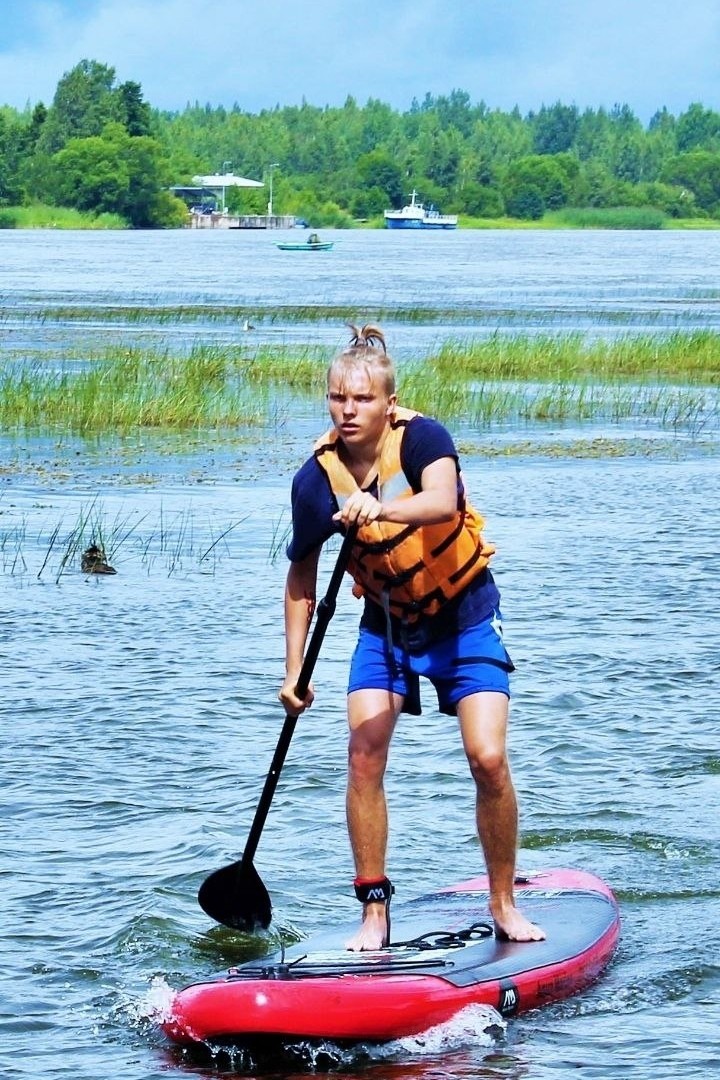 SUP-boarding in LOOKY. . Есть аналогии и пара...