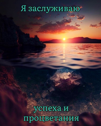 Vtege в LOOKY. #vtege,#аффирмация. Я заслуживаю успеха ...