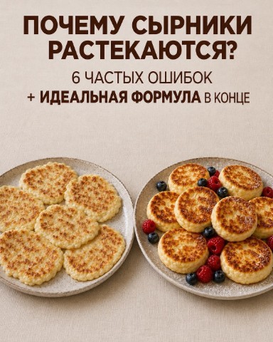 Looky_177752591526394 в LOOKY. . Сырники расползаются...