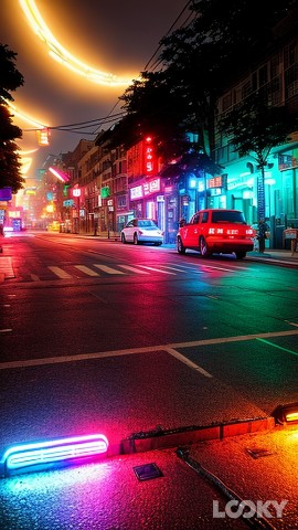 Foxanella в LOOKY. . Неоновый город 🌆
[#...