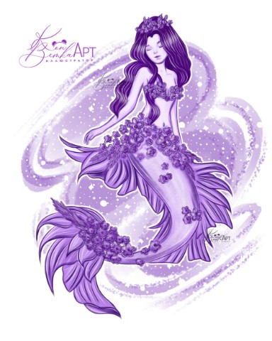 candyvetka.art в LOOKY. #bodrii_may26,#mermay2026,#mermaid. Седьмая  радужная те...