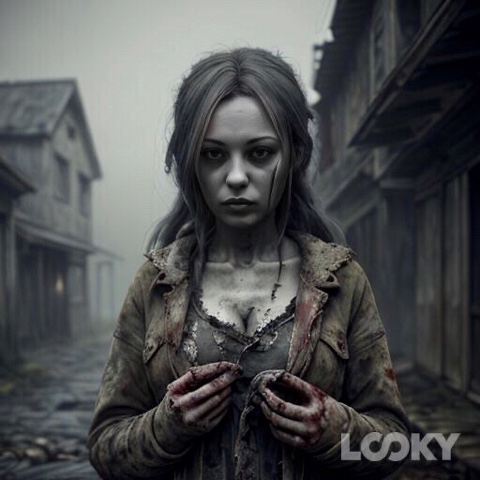 AnnaSkars в LOOKY. . [#zombie](zombie) [#...