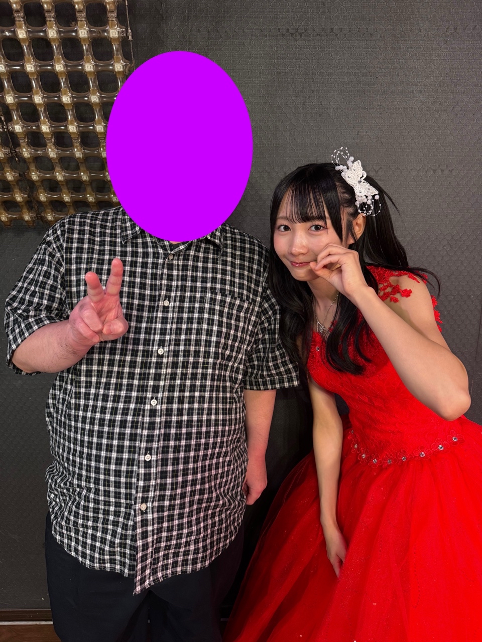 SUPER☆GiRLSの #柏綾菜 さんと写真撮ってもらいました！
#スパガ #柏ルールで行きます