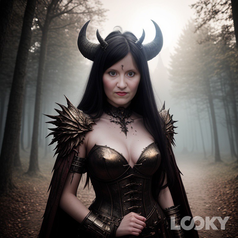  в LOOKY — #Хэллоуин_демоница #LOOKY_нейронка