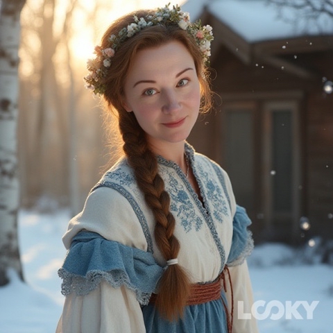 Looky_175008245064090 в LOOKY. #Русская_зима,#LOOKY_нейронка. #Русская_зима #LOOKY...
