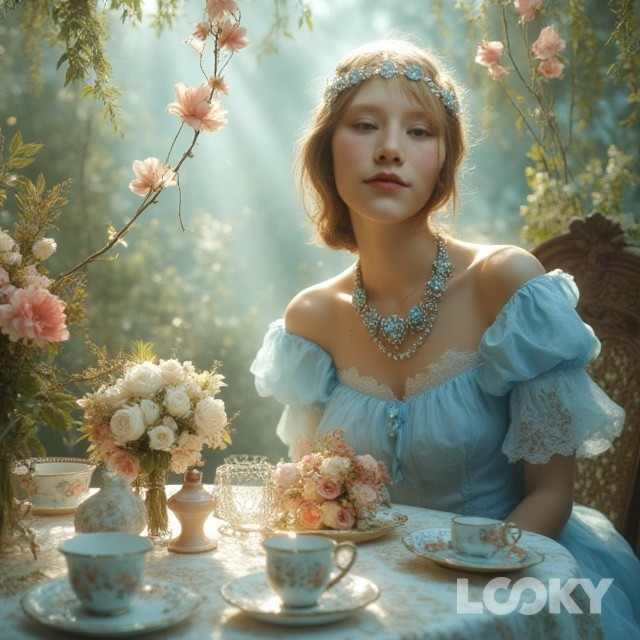 Виктория Кривоспицкая в LOOKY — #В_стране_чудес #LOOKY_нейронка