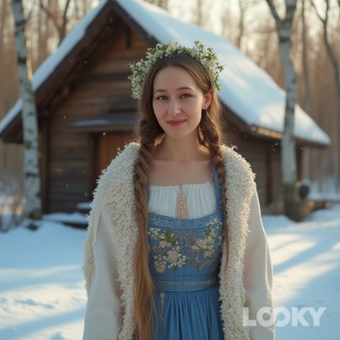 OlechkaV в LOOKY. #Русская_зима,#LOOKY_нейронка. #Русская_зима #LOOKY...