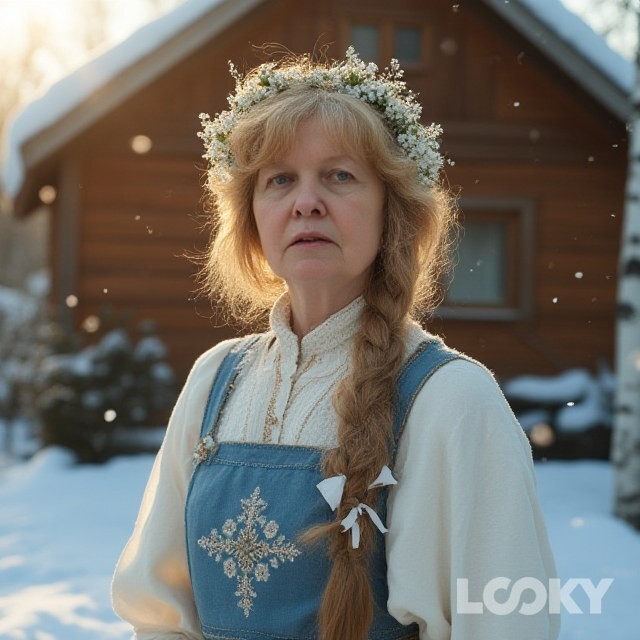 ольга в LOOKY — #Русская_зима #LOOKY_нейронка