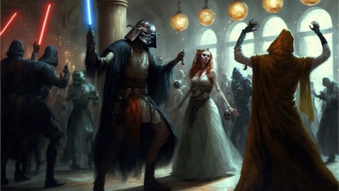 Картинкиизбездны в LOOKY. #starwars,#aiart. Тусовка форсюзеров
#...