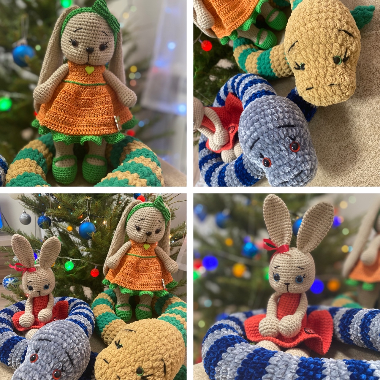 Новогодние игрушки ручной работы!
Все игрушки связаны по индивидуальным заказам!!!