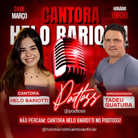 VoxMidia в LOOKY. #HeloBariotti,#PrincesaDoSertanejo,#PodToss. 🎤 Attention, everyo...
