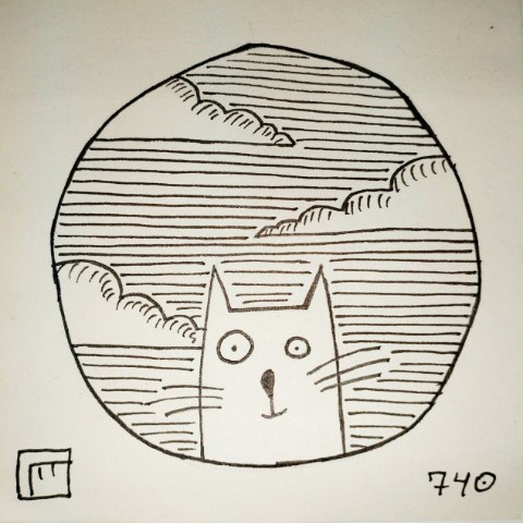 stickercat в LOOKY. #кот,#рисунок,#творчество,#рисуюкаждыйдень. #кот #рисунок #творч...