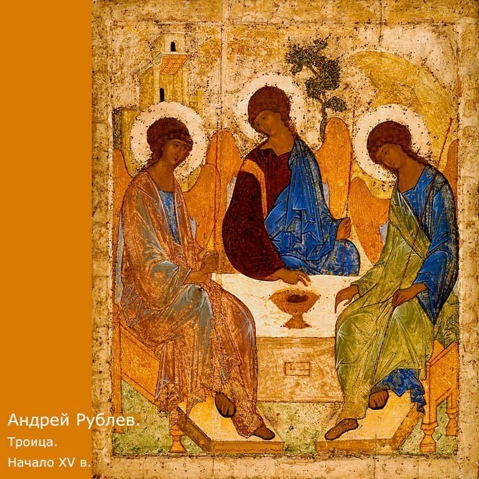 roerich_museum_novosibirsk в LOOKY — «Троица» Рублёва — это учение о любви, о глубине единства ду