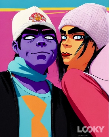 Daria in LOOKY. #Гориллаз,#LOOKY_нейронка. #Гориллаз #LOOKY_ней...