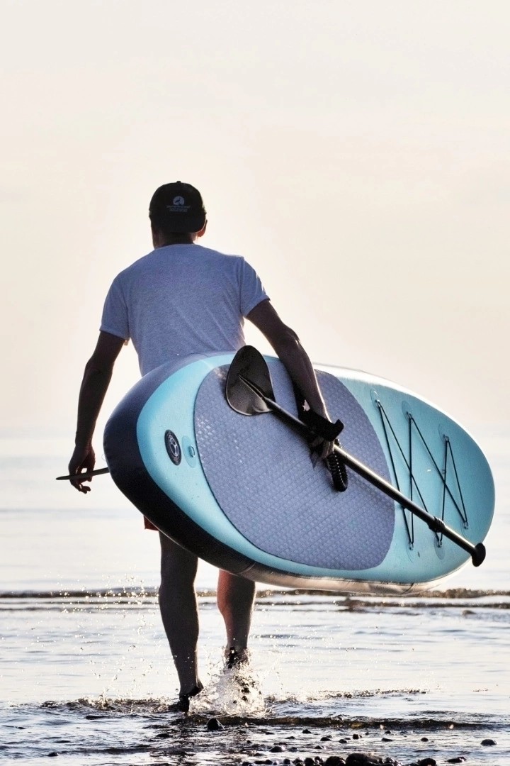 SUP-boarding in LOOKY. . Смело товарищи в вод...