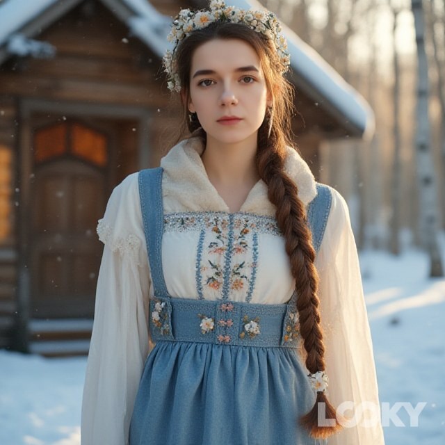 #Русская_зима #8_марта_в_LOOKY #LOOKY_нейронка